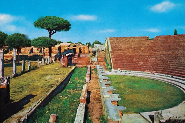 Ostia Ιταλία Μαΐου 1970 Lido Ostia Επαρχία Της Ρώμης Στη — Φωτογραφία Αρχείου