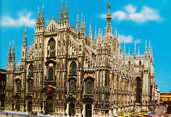 Milan Italy June 1970 밀라노 대성당 — 스톡 사진