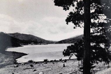 lago ampollino, İtalya 10 Haziran 1940: 1940 'larda lago ampollino manzarası