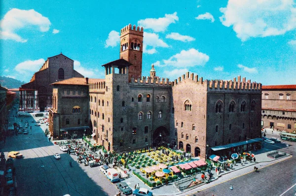 Bologna Italy May 1960 Bologna View Palace King Enzo 60S — Stock Photo, Image