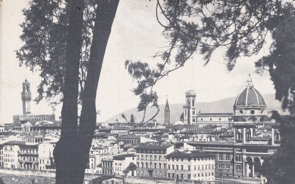 Firenze Itália Setembro 1940 Panorama Florencial Cidade Década — Fotografia de Stock