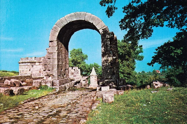 Terni Italien Juni 1970 Terni Archäologische Ausgrabungen Von Carsulae Den — Stockfoto