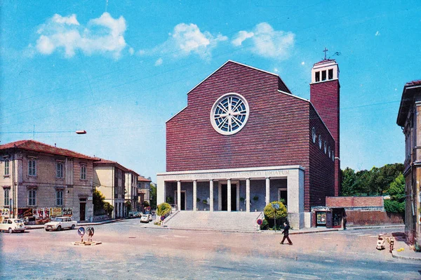 Terni Giugno 1960 Terni Chiesa Del Sacro Cuore Degli Anni — Foto Stock