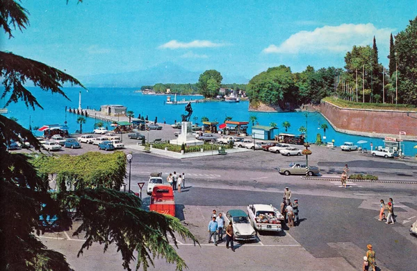 Lago Garda Italia Juna 1970 Lago Garda Peschiera Paisaje Parcial — Foto de Stock