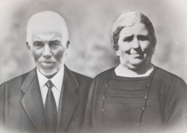 Terni, İtalya 10 Mayıs 1930: 30 'lardaki insanların portresi