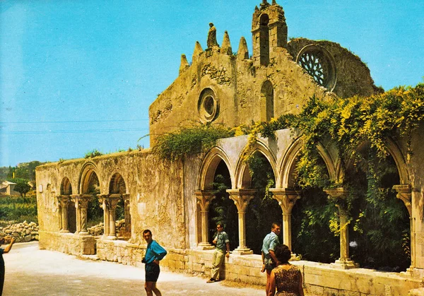 Siracusa Włochy Czerwiec 1970 Syracuse Church San Giovanni Years — Zdjęcie stockowe