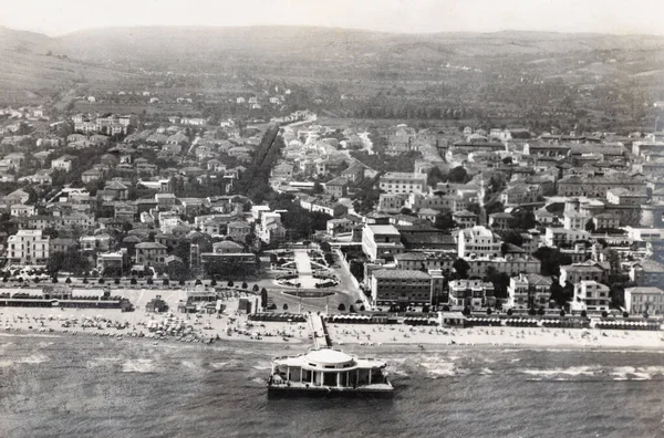 Senigallia Itália Maio 1950 Senigallia Landascape Com Vista Para Mar — Fotografia de Stock