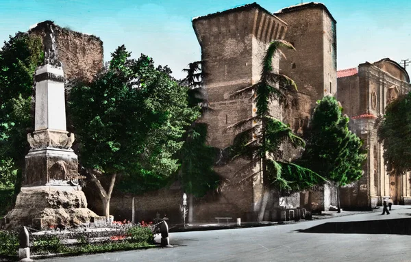 Citta Della Pieve Italien Mai 1970 Citta Della Pieve Kriegsdenkmal — Stockfoto