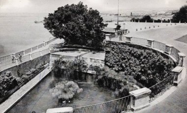 siracusa, İtalya 26 Haziran 1950: 1950 Syracuse Fontana Aretusa