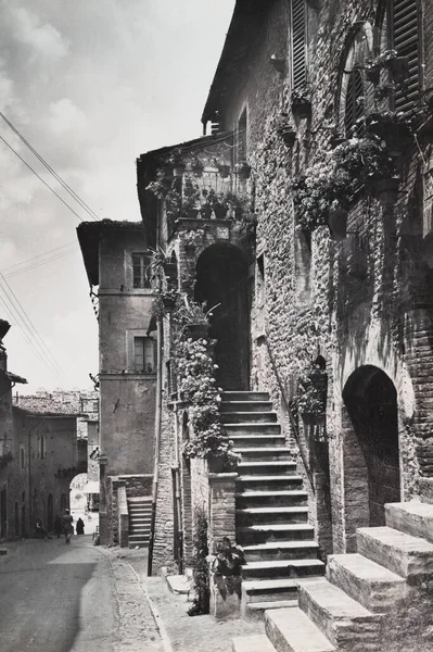 1950 아시시의 작가아 Assisi 1950 — 스톡 사진