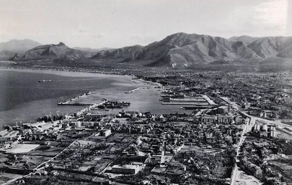 Palermo Itália Junho 1950 Panorama Palermo Cima Década 1950 — Fotografia de Stock