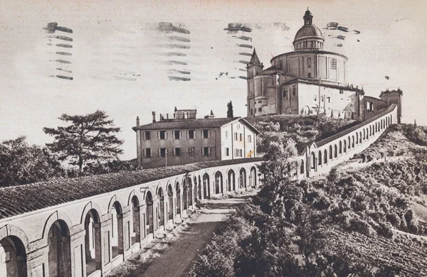 Bologna Italien Januar 1950 Heiligtum Von San Luca Bologna Den — Stockfoto