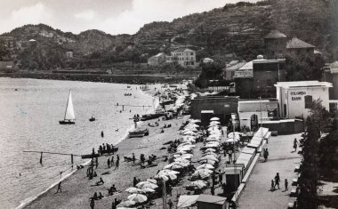 Liguria, İtalya 10 Temmuz 1950: 1950 Liguria Riviera delle Palme Spotorno