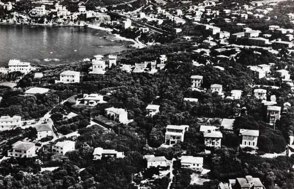 Toscana Italia Marzo 1960 Castiglioncello Panorama Desde Arriba Los Años —  Fotos de Stock