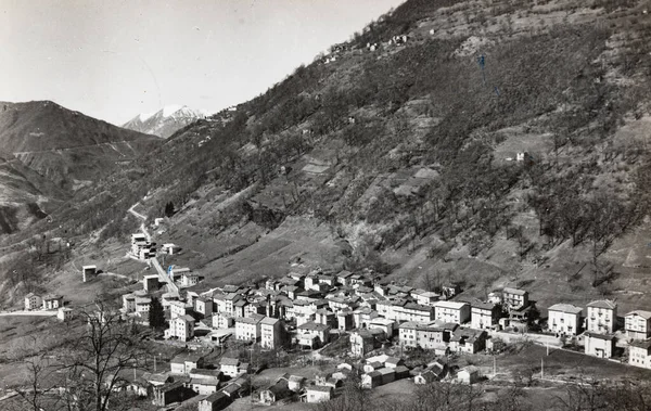 Lombardy Italy April 1960 Valsassina Codesino Landascape — стокове фото