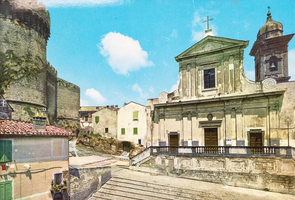 Bracciano Marzo 1980 Castello Cattedrale Bracciano Negli Anni — Foto Stock