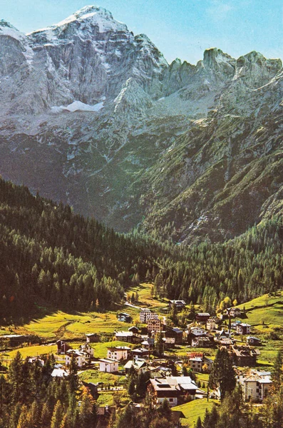 Dolomiti Италия Сентября 1980 Dolomiti Zaldo Alto — стоковое фото
