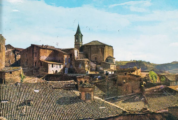 Orvieto Italský Pochod 1980 Orvieto Středověký Okres Nebo San Giovanni — Stock fotografie