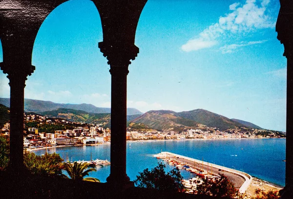 Liguria Italia Junio 1970 Riviera Dei Fiori Varazze Paisaje Los — Foto de Stock