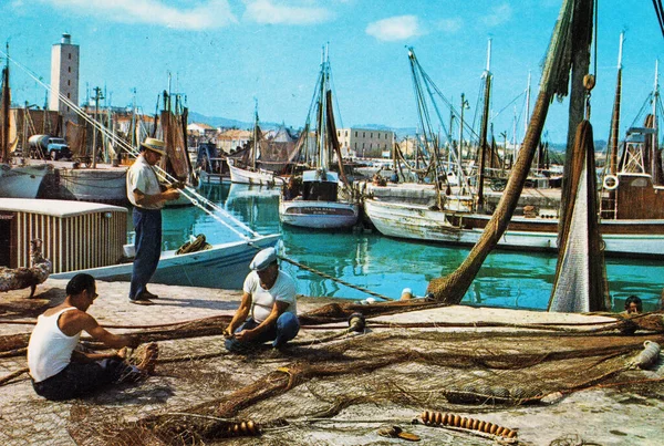 Фано Италия Июня 1970 Делают Порт — стоковое фото