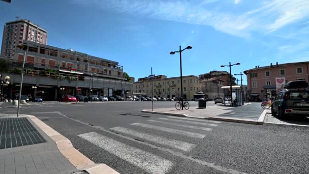 Terni torget i Valnerina i stadens centrum — Stockvideo