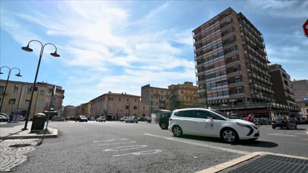 Piazza terni della valnerina nel centro della città — Video Stock