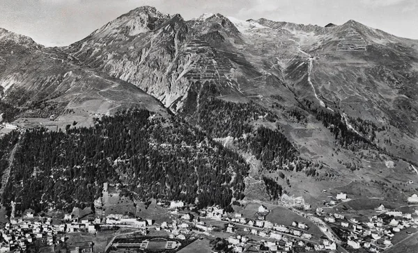Davos Švýcarsko Květen10 19520 Davos Alpy Krajina Švýcarsku Letech Století — Stock fotografie