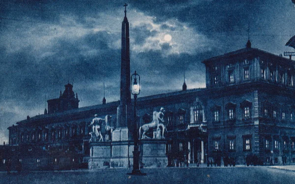 Roma Италия Мая 1950 Рим Причуды Ночное Время Годов — стоковое фото