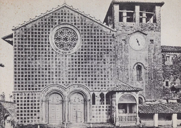 Perugia Marzo 1950 Chiesa Santa Maria Monteluce Degli Anni Cinquanta — Foto Stock