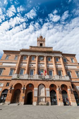 foligno, İtalya 22 Mayıs 2021: foligno cumhuriyetin karesinde komün