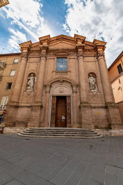 Foligno Italy May 2021 Sanctuary Madonna Del Piano Foligno Square — Stock Photo, Image