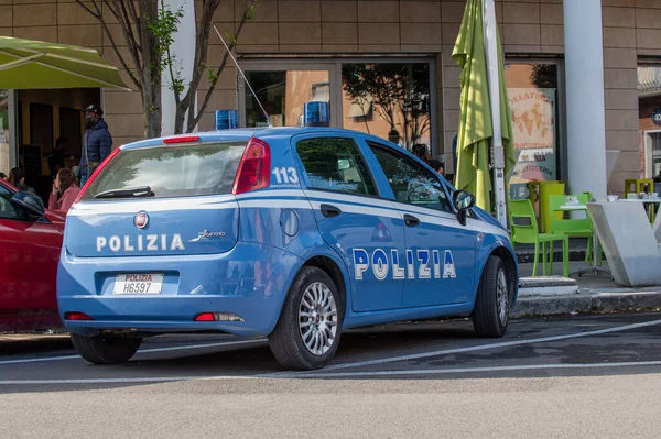 Terni Włochy Maj 2021 Radiowóz Policji Stanowej — Zdjęcie stockowe