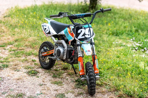 Terni Itália 2021 Mini Motocross Para Crianças Adultos Para Corridas — Fotografia de Stock
