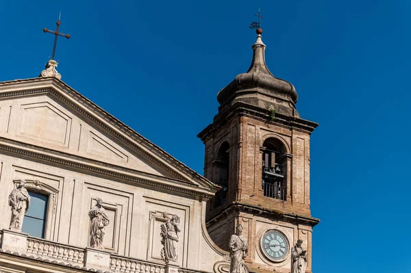Terni Kirche Der Kathedrale Detail Des Glockenturms Historischen Bereich — Stockfoto