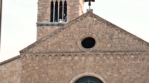 Igreja San Francesco Terni Quadrado San Francesco Centro Cidade — Vídeo de Stock