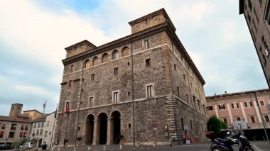 terni,italy june 17 2021:palazzo spada comune of terni in the city center