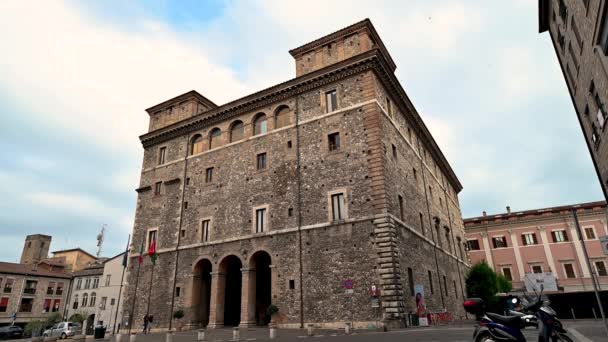 Terni Italy June 2021 Palazzo Spada Comune Terni City Center — Stok video