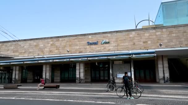 Terni bus and railway station — Stock Video