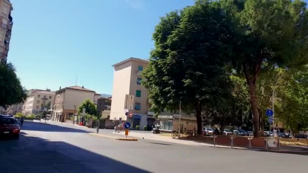 市中心的terni dalmatia广场 — 图库视频影像