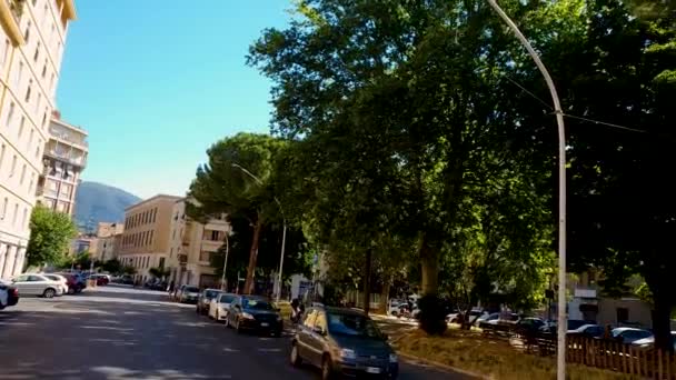 Plaza terni dalmacia en el centro de la ciudad — Vídeo de stock
