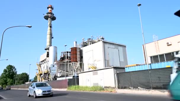 三一市有机废物处置焚化炉 — 图库视频影像