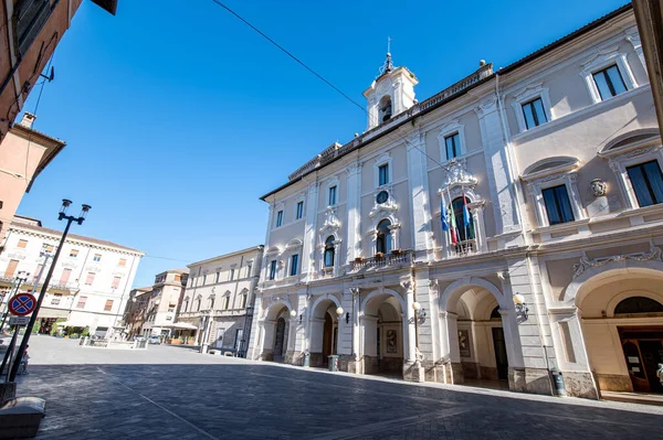 Rieti Italy Červenec 2021 Rieti Obec Historickém Centru — Stock fotografie