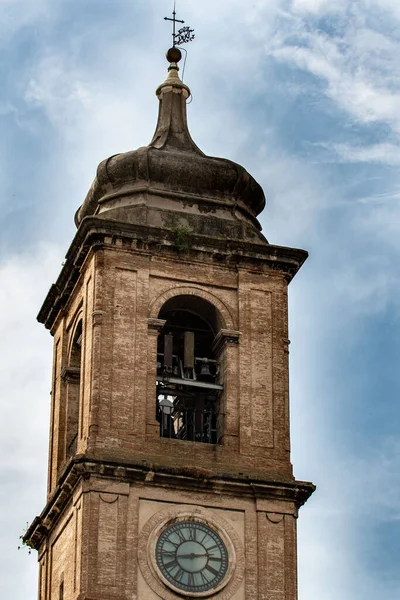 Particolare Del Campanile Della Cattedrale Terni — Foto Stock