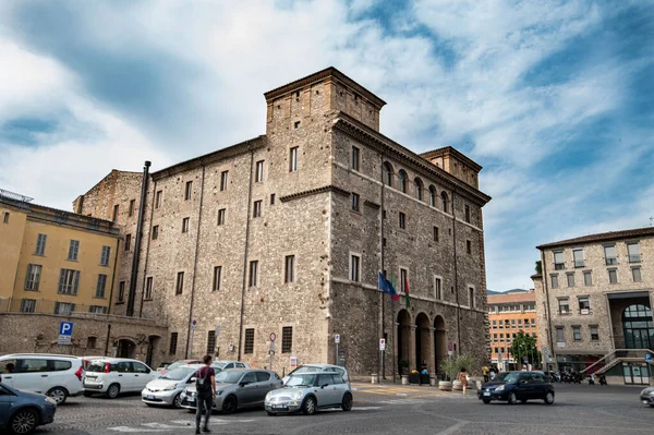 Terni Italy July 2021 Municipality Terni Palazzo Spada Piazza Del — Stock Photo, Image