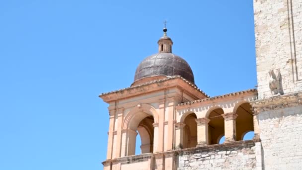 Kirche von San Francesco di Assisi — Stockvideo
