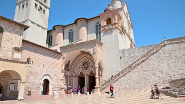 Εκκλησία του San Francesco di assisi και όλη η επιφάνειά του — Αρχείο Βίντεο