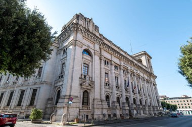 Terni, İtalya 20 Temmuz 2021: Cornelio Tacito Meydanı Terni ili