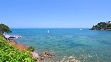 Porto Santo Stefano körfezi manzarası