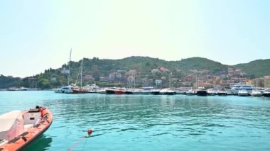 Porto Santo Stefano 'nun Poort manzarası