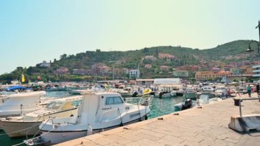 Porto Santo Stefano liman manzarası